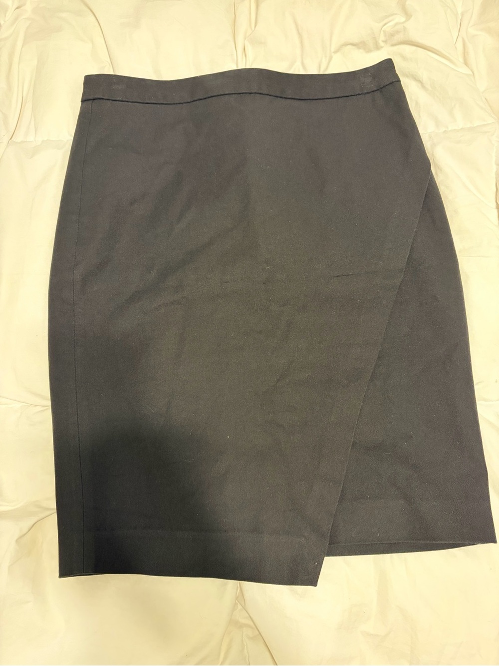 Banana Republic Black Asymmetric Pencil Skirt